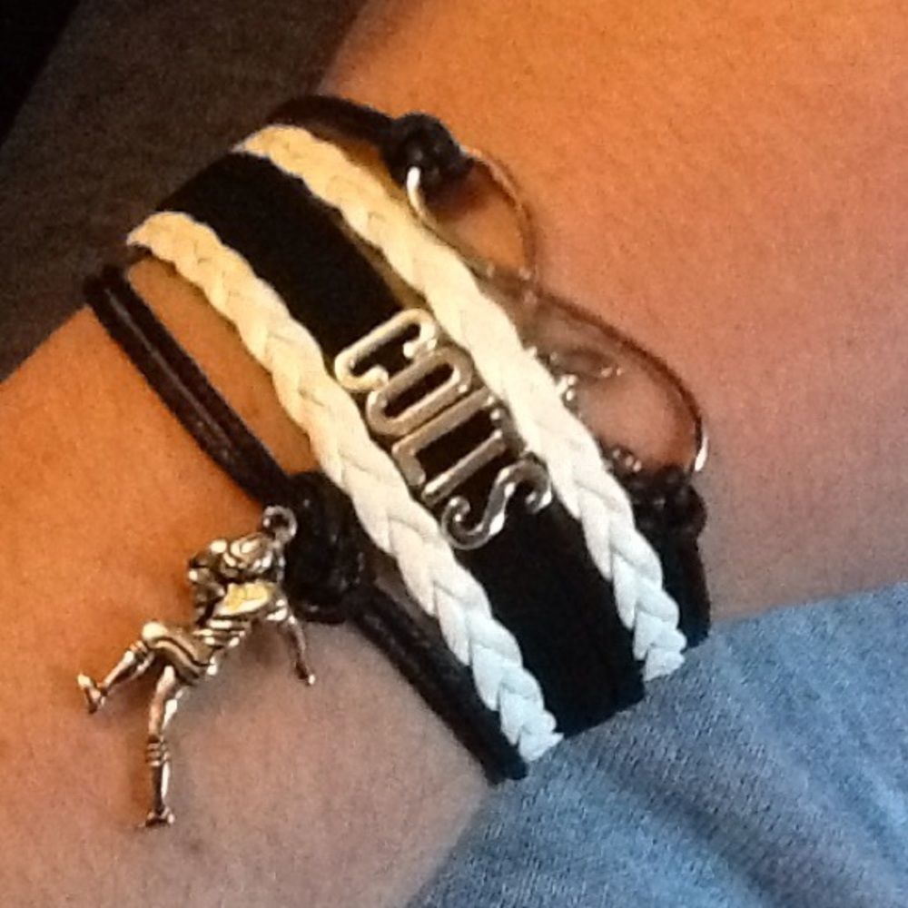 Black & White Colts bracelet